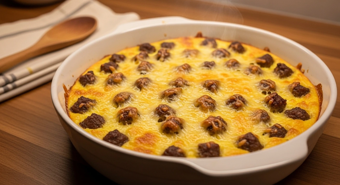 Keto Sausage Egg Bake featured image