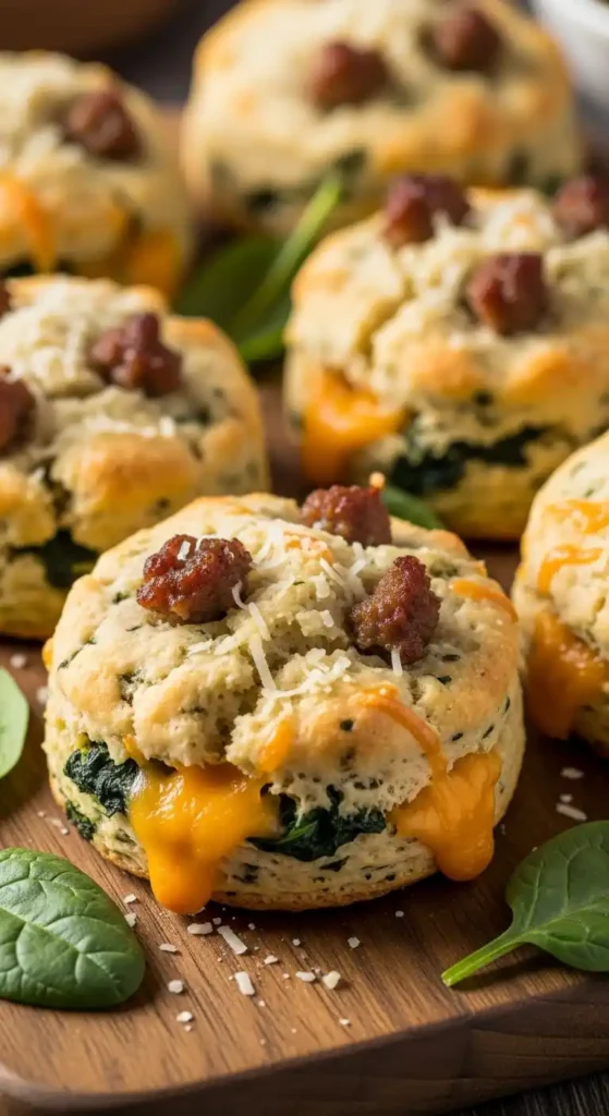italian-seasoning-keto-sausage-cheese-biscuits
