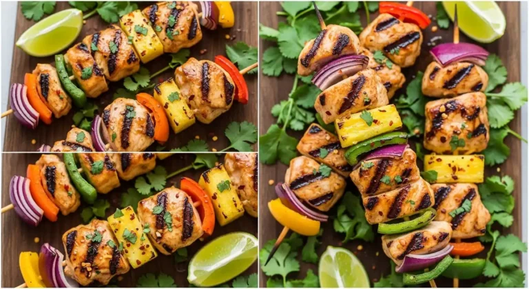 grilled-pineapple-chicken-skewers