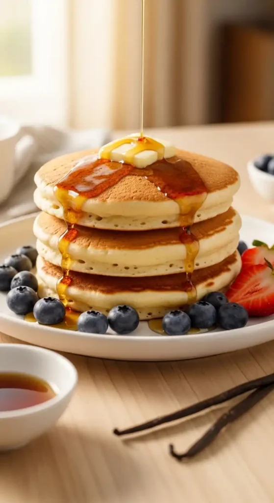 vanilla-protein-pancakes