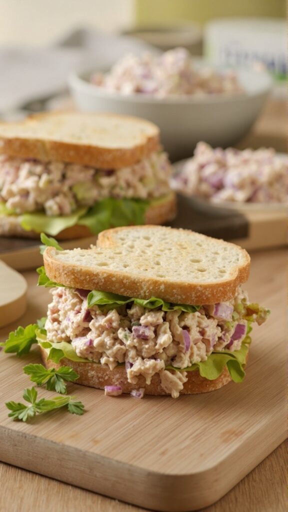 tuna-salad-on-toast