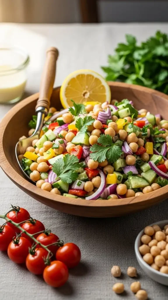 chickpea-salad-tomatoes-onion-cucumber