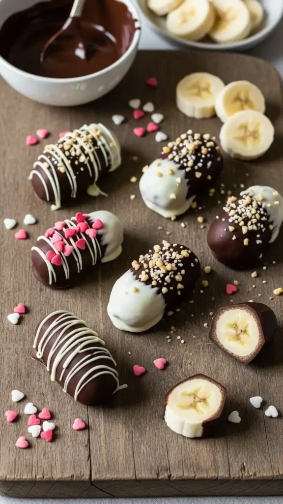chocolate-covered-banana-bites
