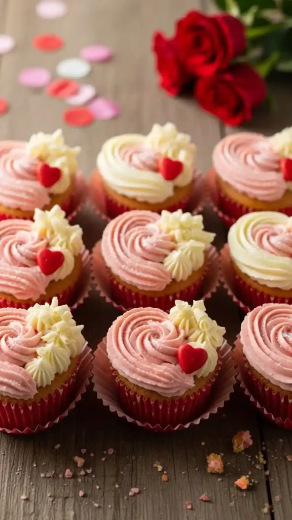 chocolate-valentines-day-heart-shaped-cupcakes