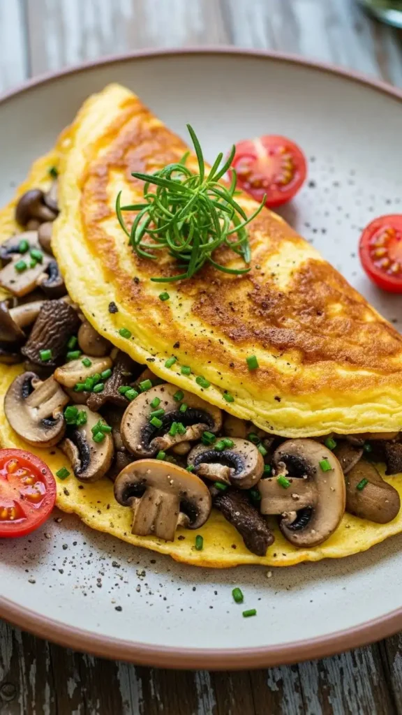 healthy-mushroom-omelette-recipe-for-weight-loss