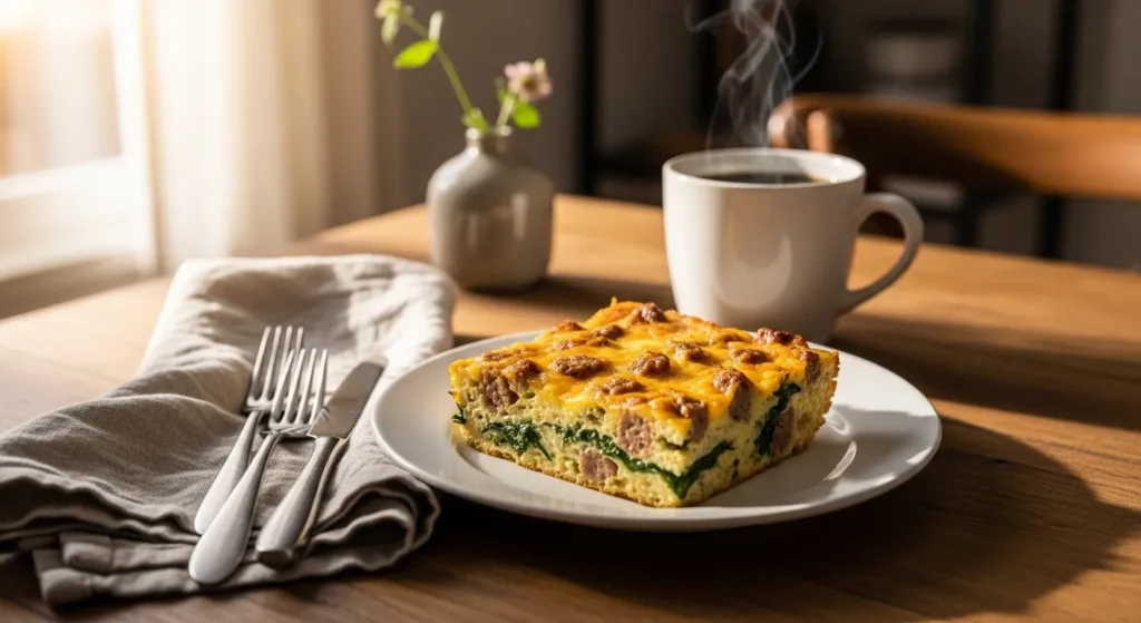 keto-casserole-and-coffee-on-a-cozy-table