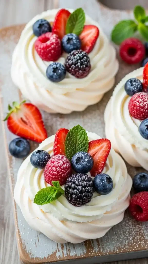 mini-pavlovas-with-whipped-cream-and-berries