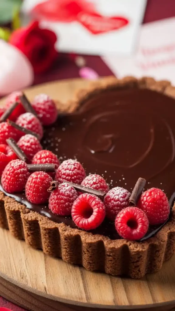 raspberry-chocolate-tart