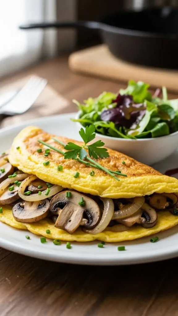 simple-mushroom-omelette-recipe-at-home