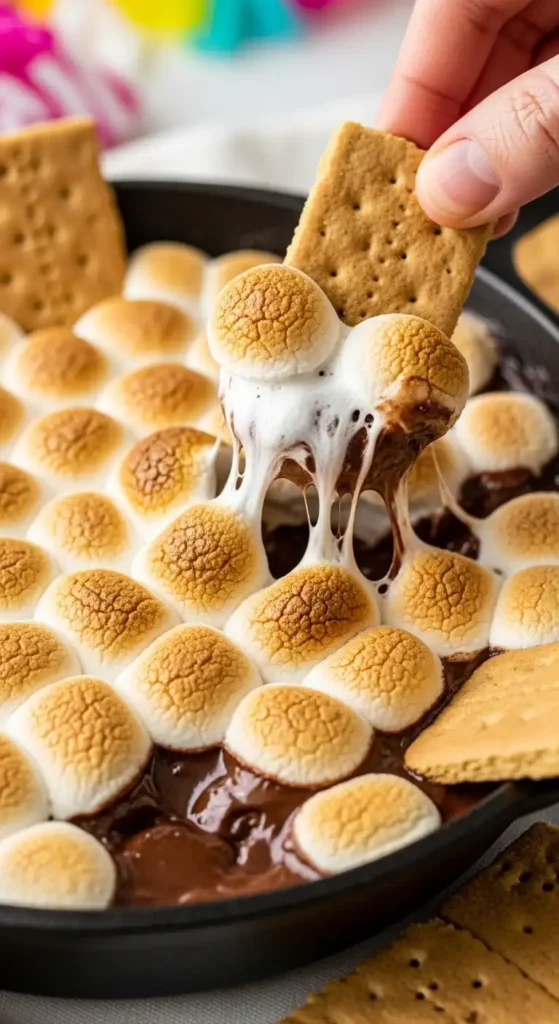 air-fryer-smores-dip