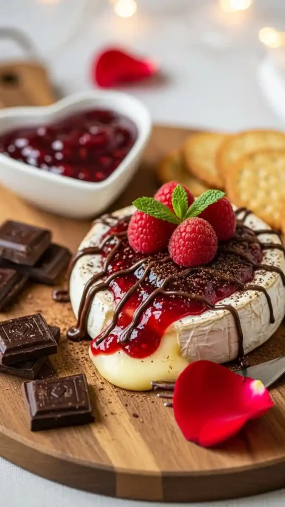 baked-brie-with-raspberry-jam