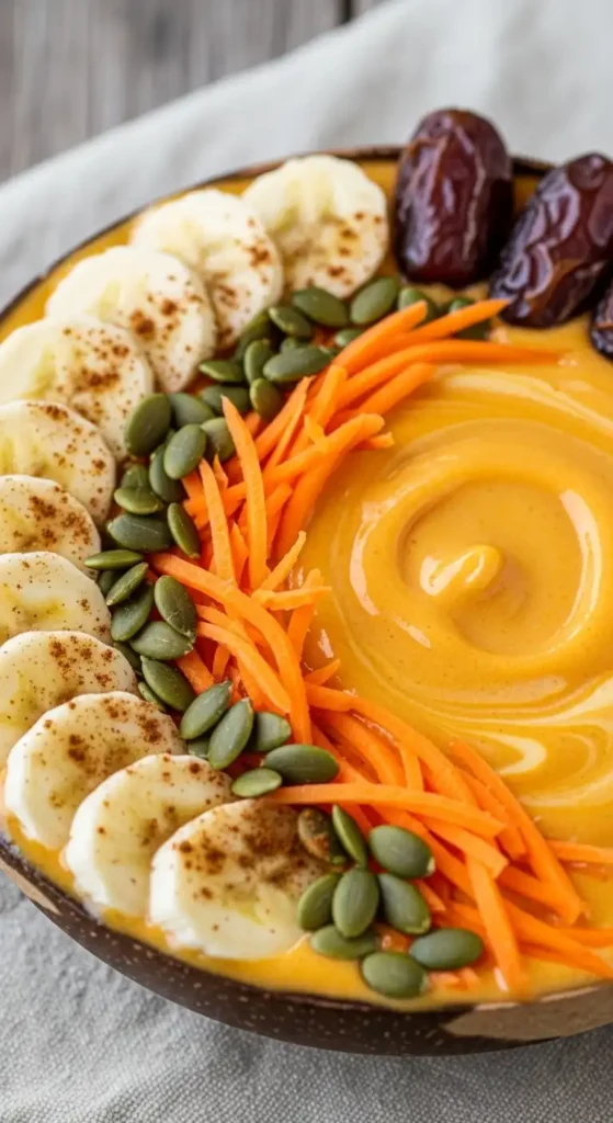 carrot-banana-smoothie-bowl