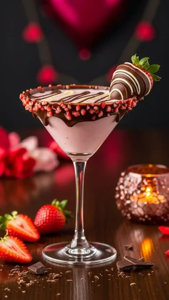 chocolate-covered-strawberry-martini