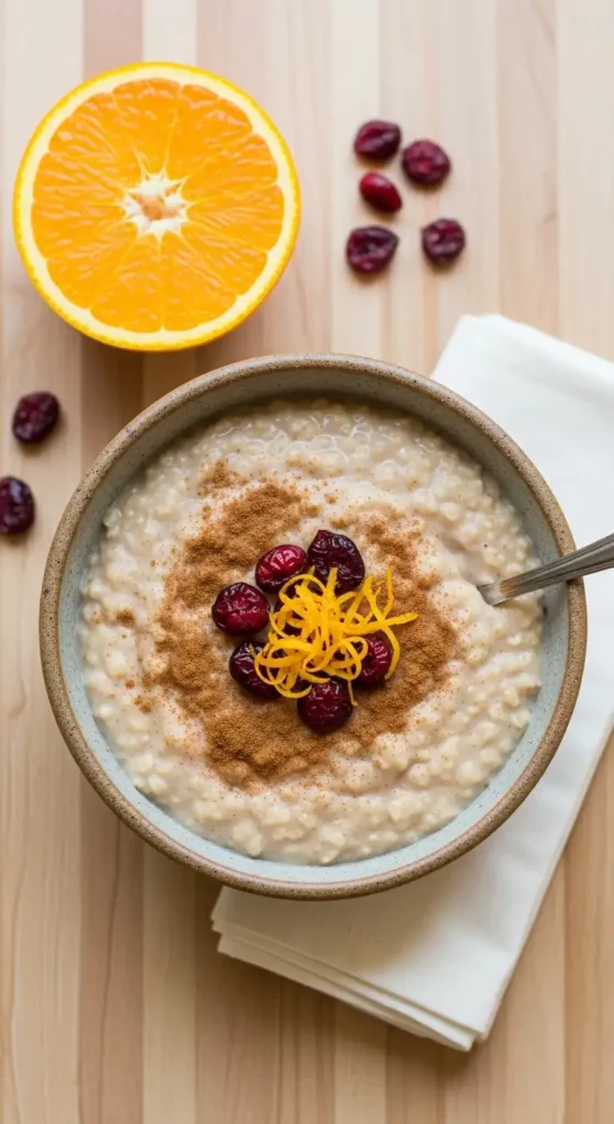 cranberry-orange-spiced-oatmeal