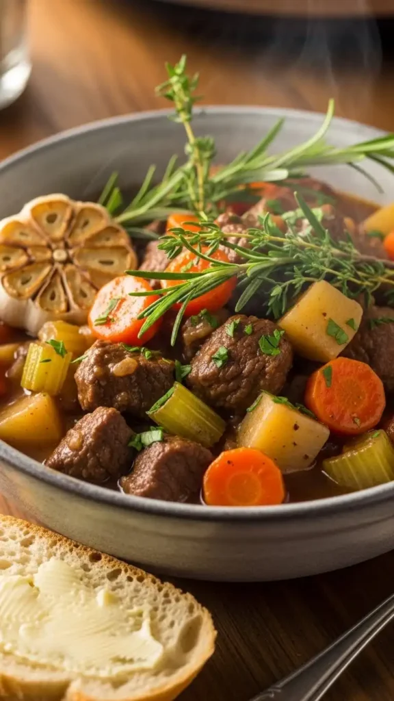 garlic-herb-easy-crockpot-beef-stew
