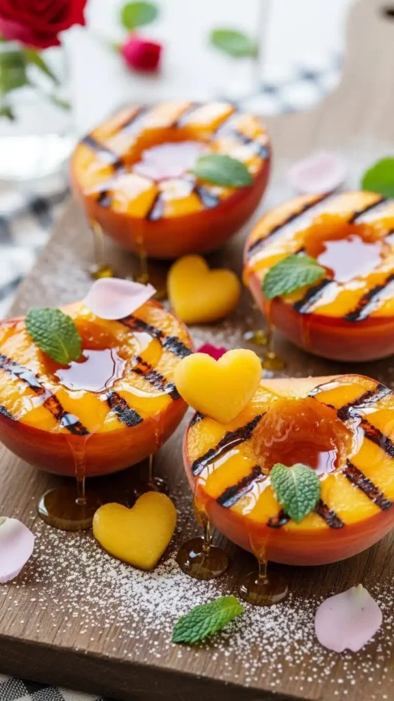 grilled-peaches-with-honey