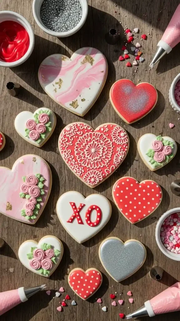 heart-shaped-valentine_s-day-sugar-cookies-decorating-ideas