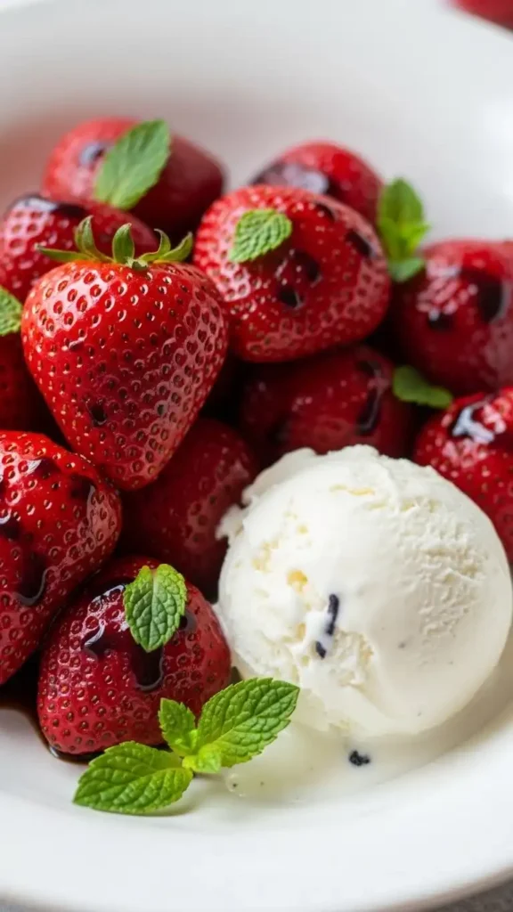 roasted-balsamic-strawberries-over-ice-cream