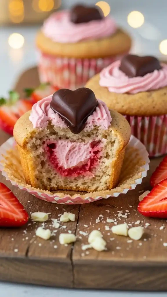 strawberry-cream-cheese-muffins