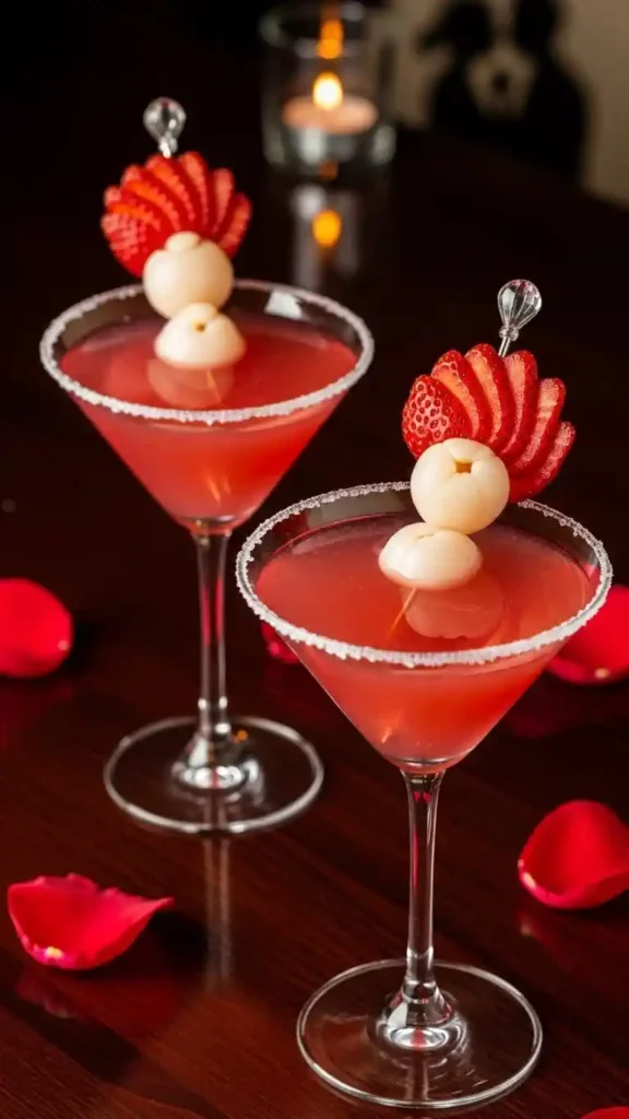 strawberry-lychee-martini