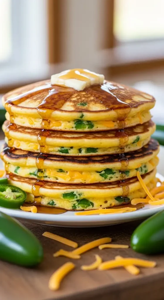 cornmeal-pancake-recipe-with-jalapeno