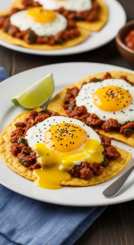 crispy-corn-tortilla-huevos-rancheros-breakfast