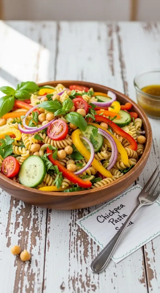 chickpea-pasta-salad