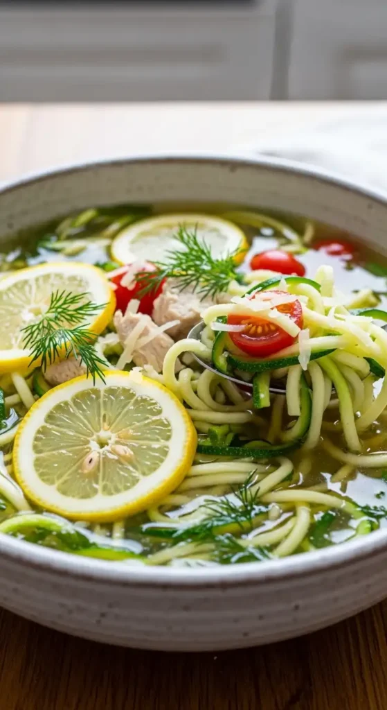 lemon-fresh-keto-zucchini-noodle-soup-recipe