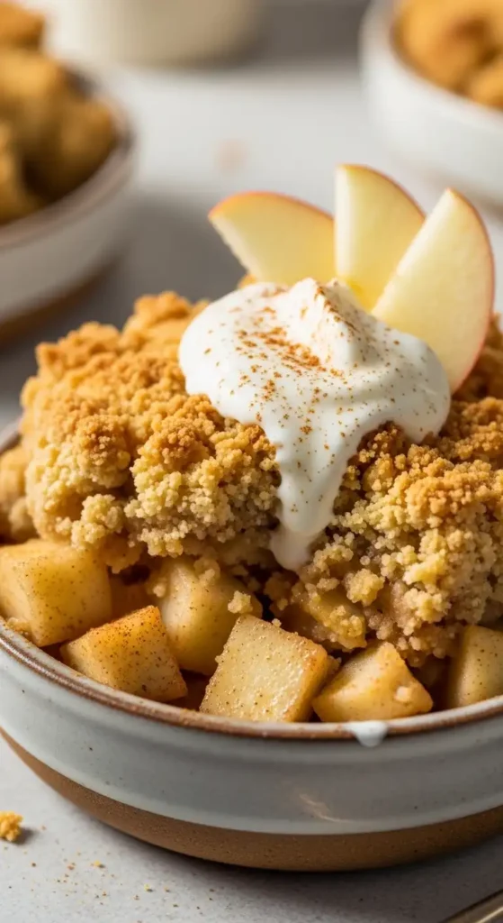 protein-apple-crumble