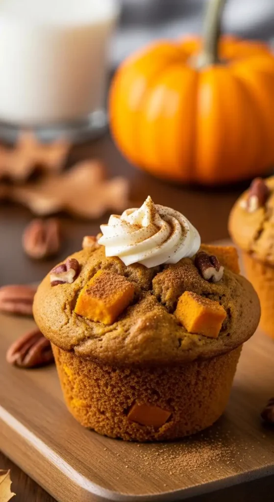 pumpkin-protein-muffins
