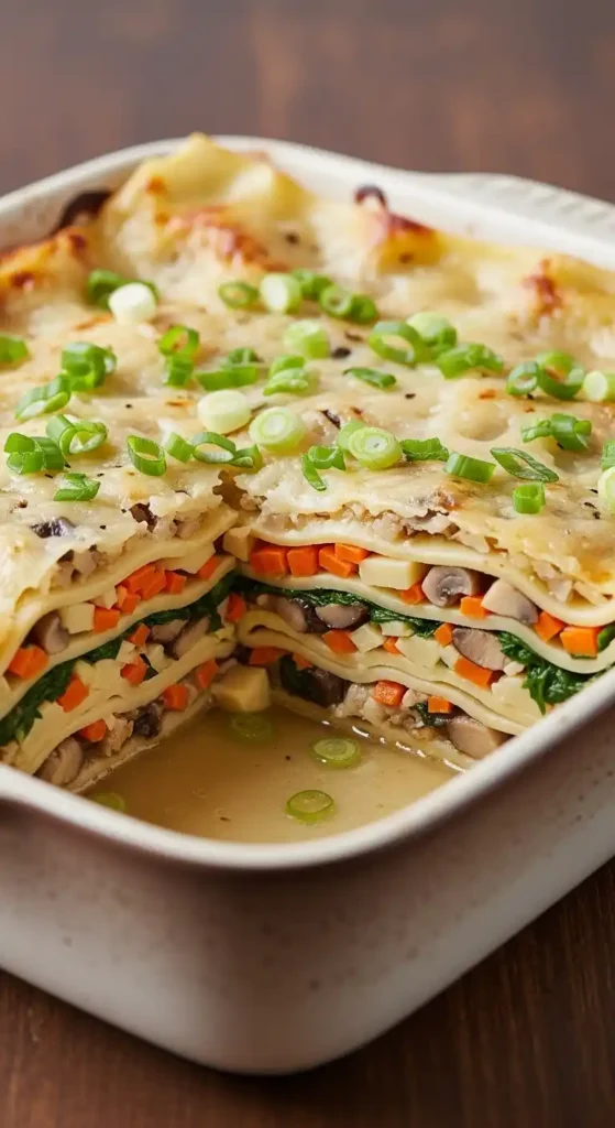 soup-dumpling-lasagna-recipe-with-vegetable-filling