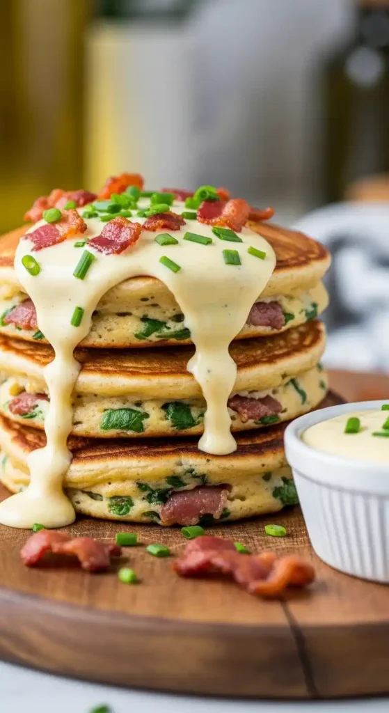 bacon-and-chive-pancakes