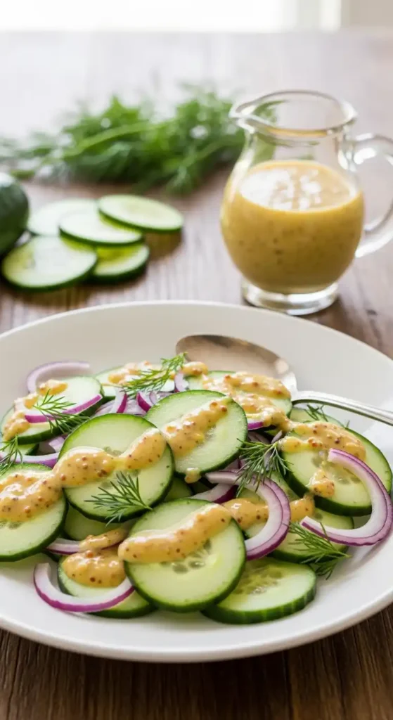 keto-cucumber-salad-recipe-with-spicy-mustard-dressing