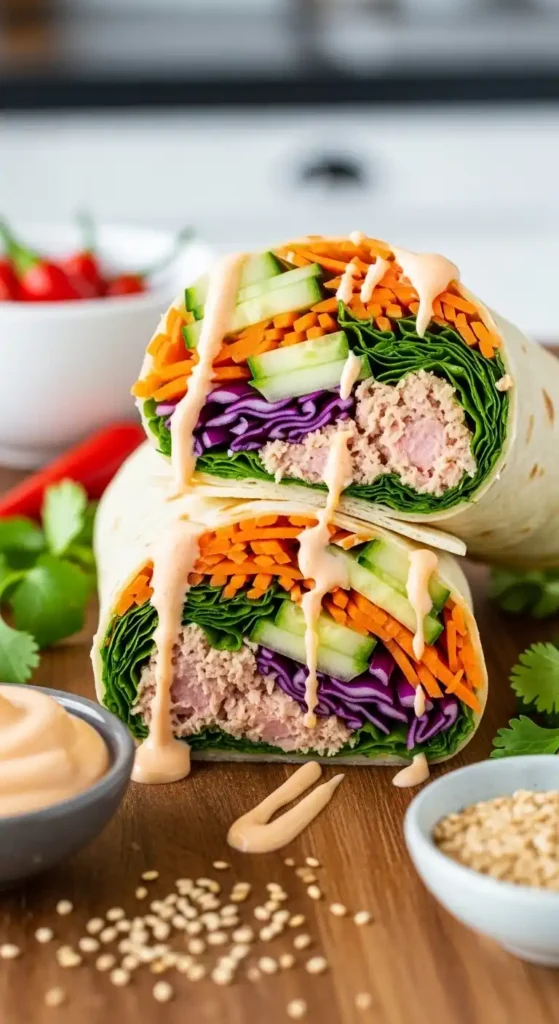 asian-style-tuna-wrap