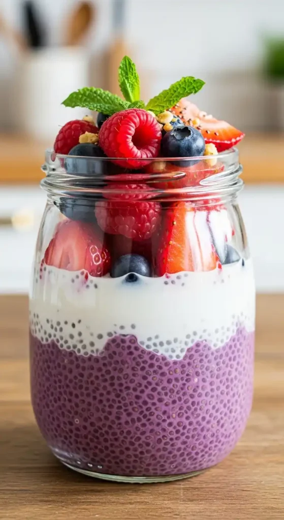berry-chia-pudding