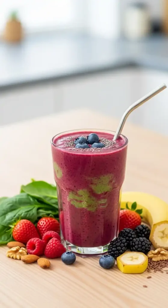 berry-spinach-smoothie