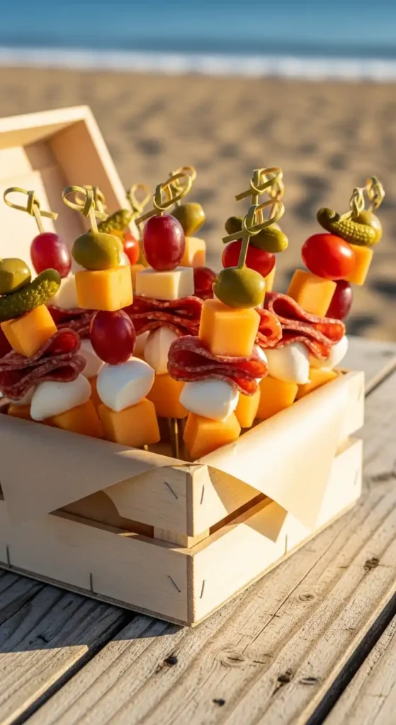 charcuterie-skewers-with-cheese-salami-and-fruit