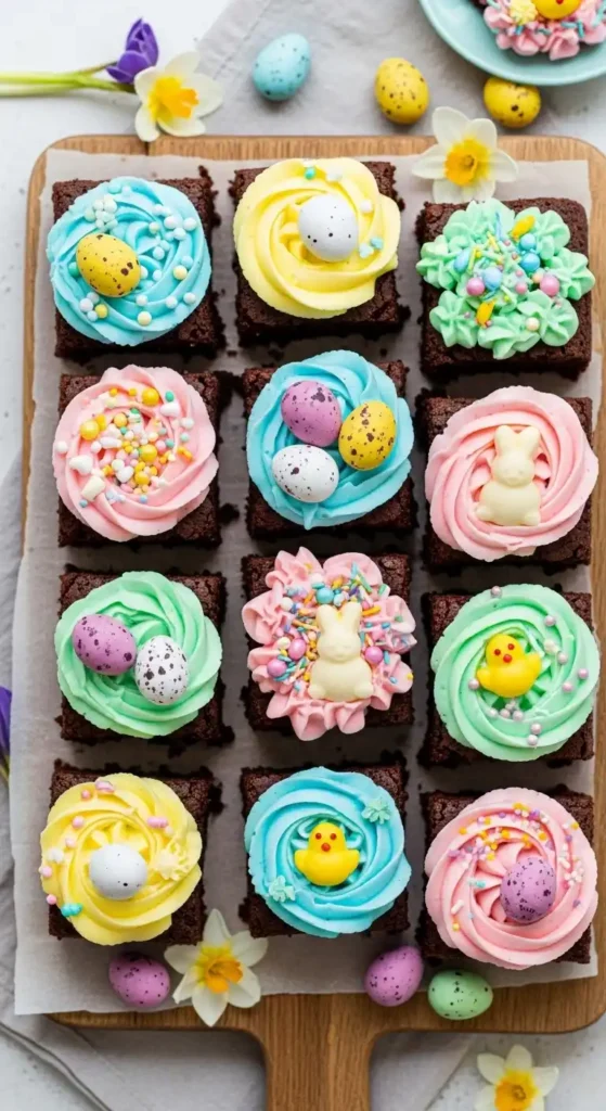 chocolate-easter-brownies
