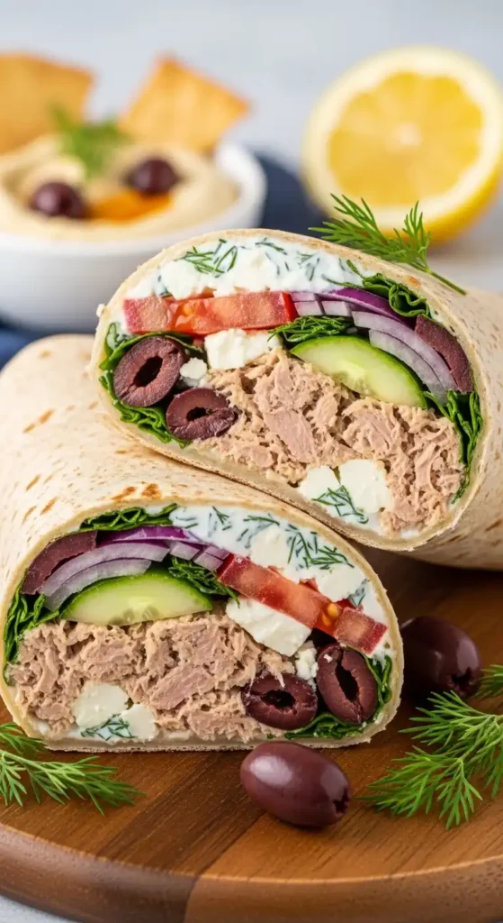 greek-tuna-wrap