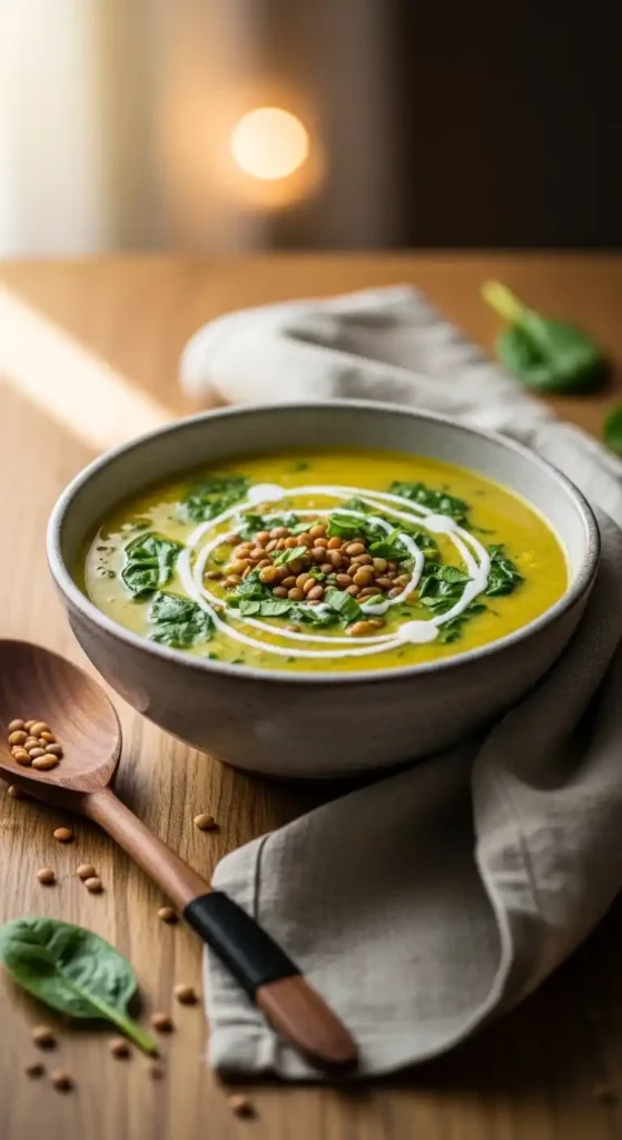 lentil-and-spinach-soup