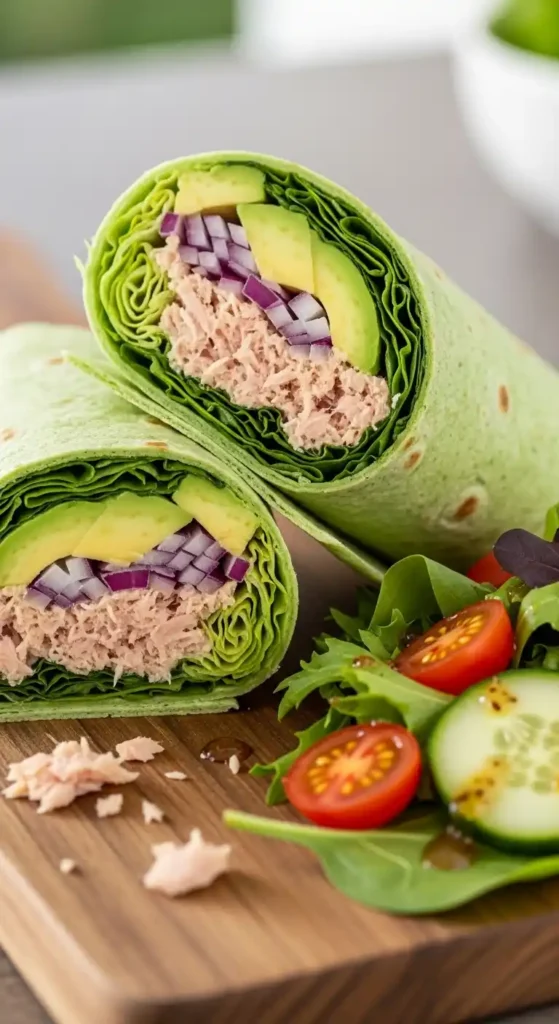 tuna-avocado-wrap