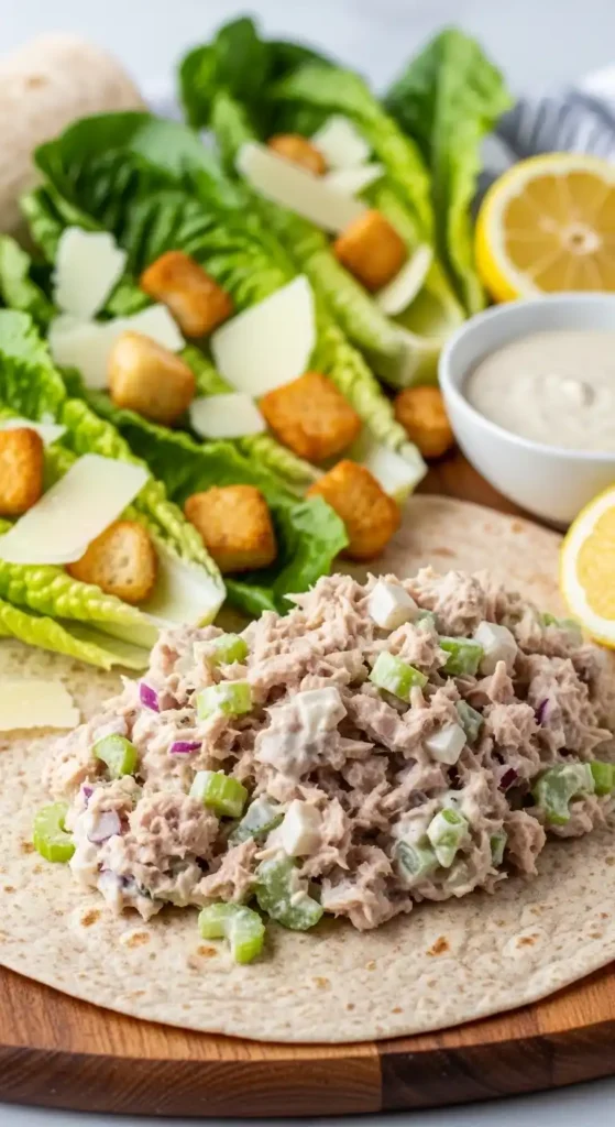 tuna-caesar-wrap