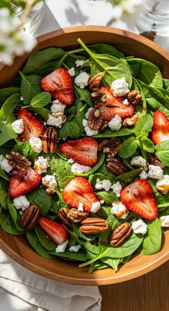 strawberry-spinach-salad