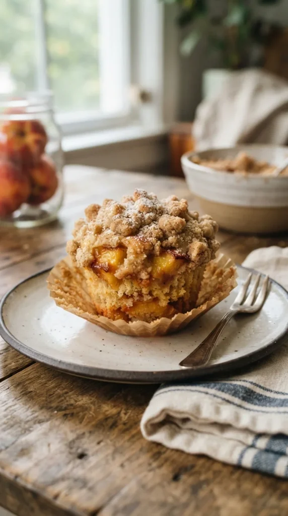 peach-crumb-muffins
