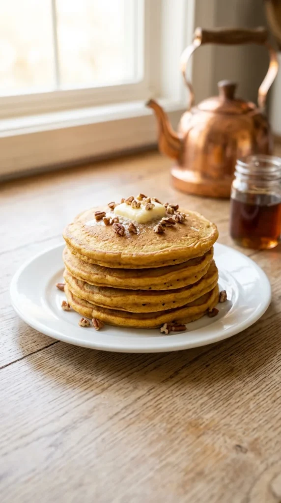 pumpkin-banana-pancakes